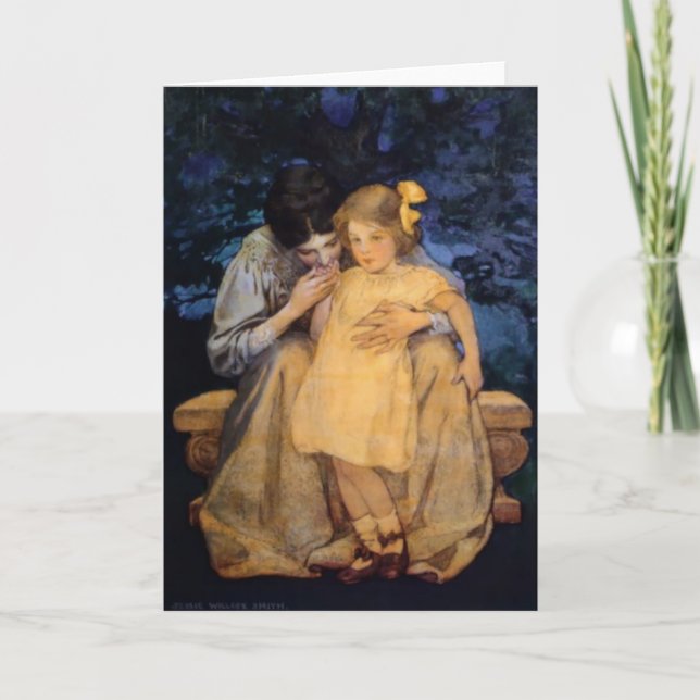 Jessie Willcox Smith Mor och Child Mors dag Kort (Framsida)