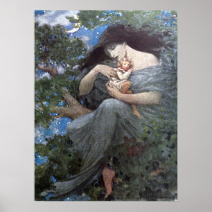 Jessie Willcox Smith - Underbara Beech Träd Poster