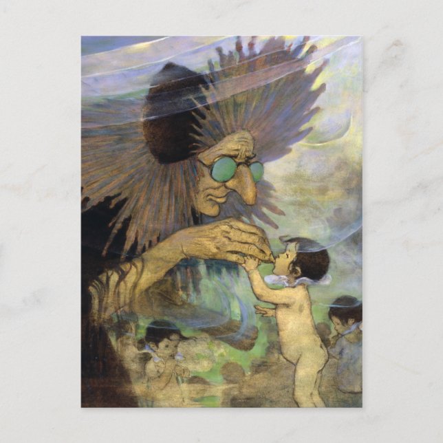 Jessie Willcox Smith Vatten Spädbarn CC0598 Postca Vykort (Framsida)