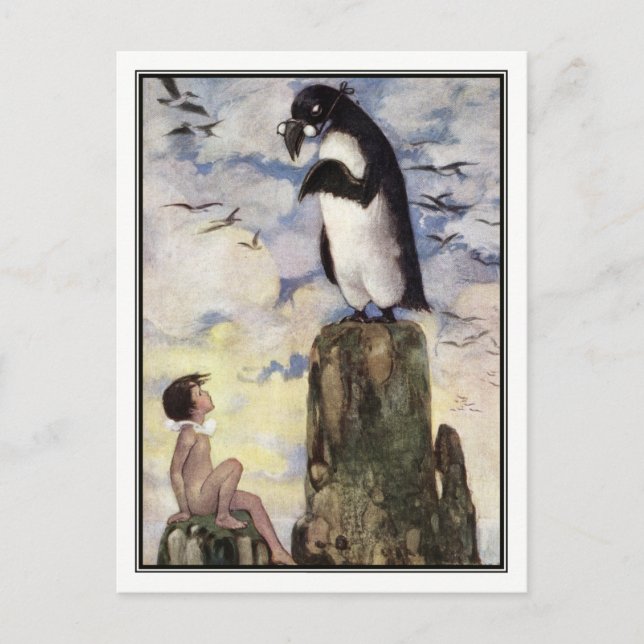 Jessie Willcox Smith - Vatten-Spädbarn Vykort (Framsida)