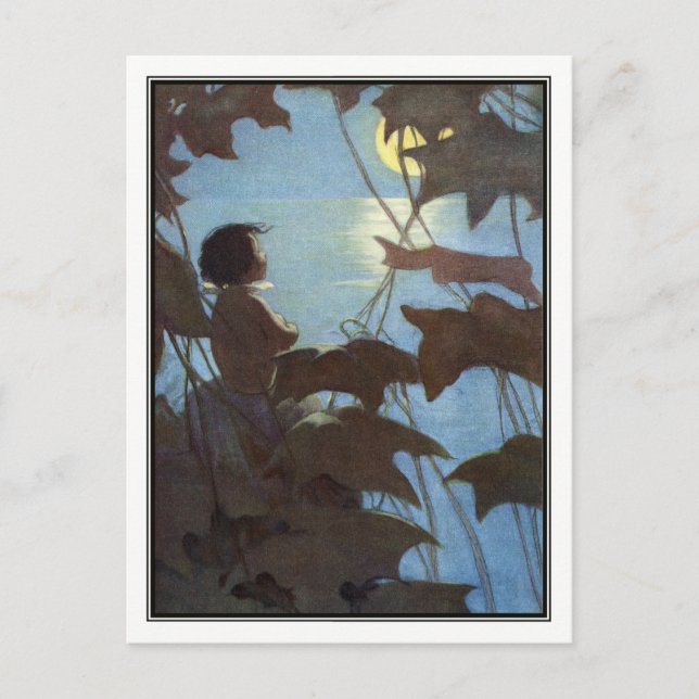 Jessie Willcox Smith - Vatten-Spädbarn Vykort (Framsida)