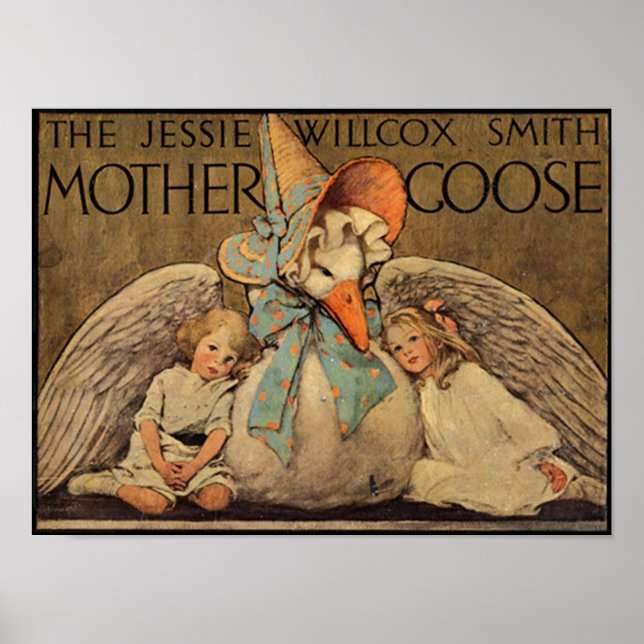 Jessie Willcox Smiths Mor Goose Print Poster (Framsidan)