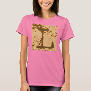 Jessies brev "L" MonogramT-tröja T Shirt