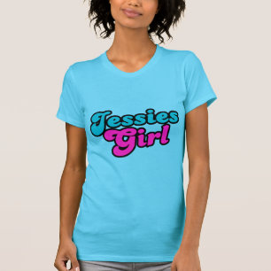 Jessies Girl Flirt 80s Retro T-shirt