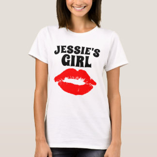 JESSIE'S GIRL kyss läppar grafisk vintage T-Shirt