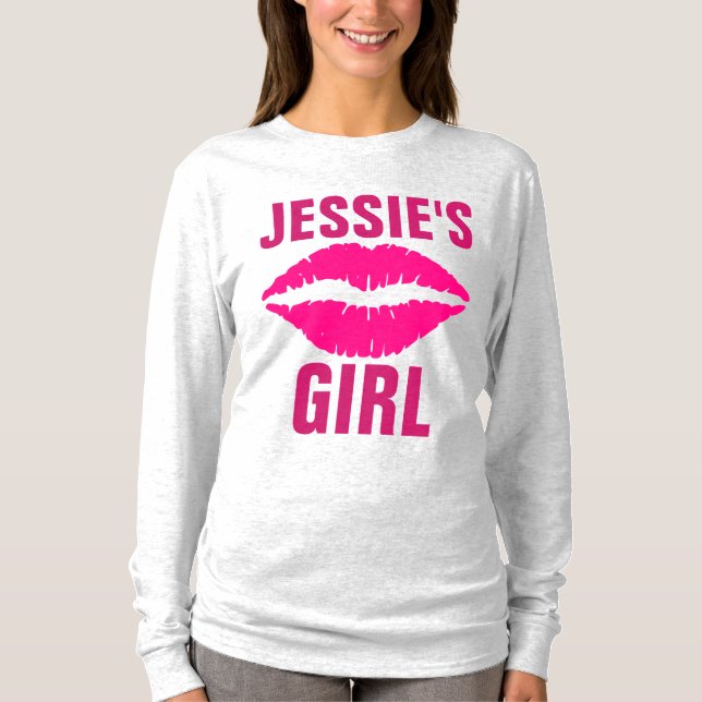 JESSIE'S GIRL VINTAGE KISS T-SHIRTS (Framsida)