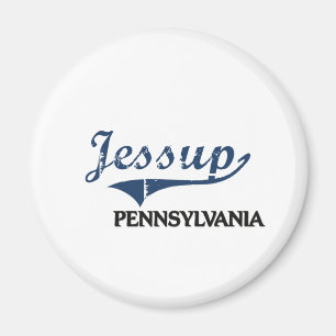 Jessup Pennsylvania stadsklassiker Magnet