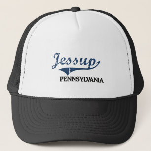 Jessup Pennsylvania stadsklassiker Truckerkeps