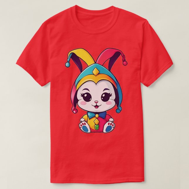 Jester Bunny T Shirt (Design framsida)