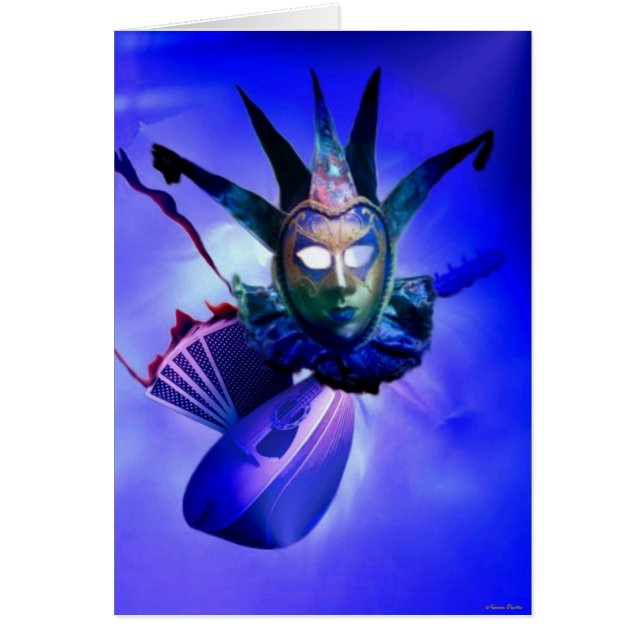 Jester Card Hälsningskort (Framsidan)