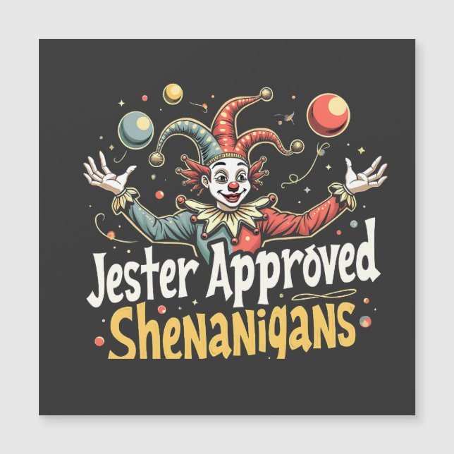 Jester godkände Shenanigans Circus Clown (Framsida)