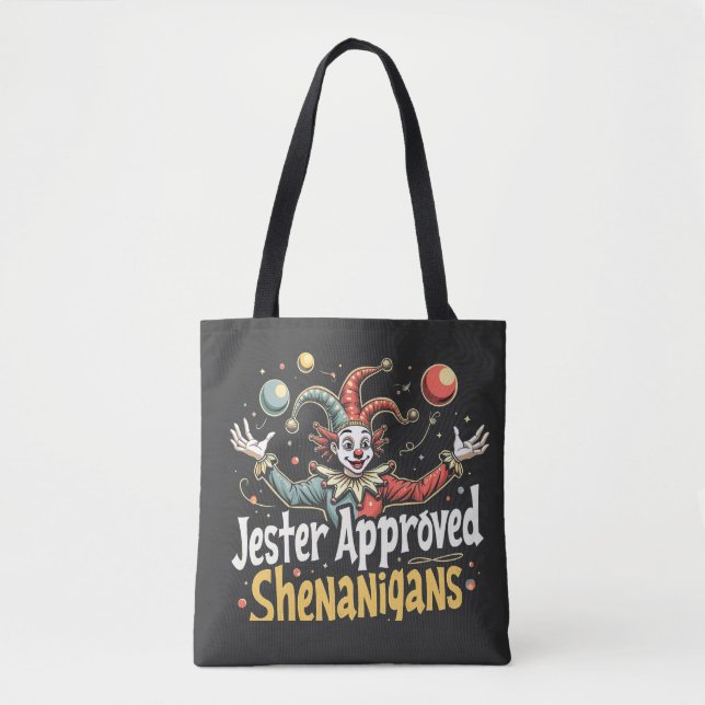 Jester godkände Shenanigans Circus Clown Tygkasse (Framsida)