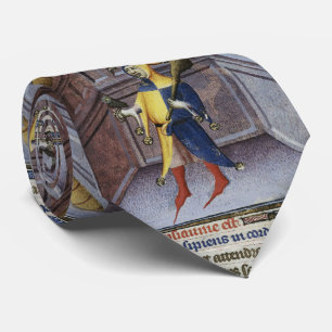 JESTER HOLDING UGGLA MEDIEVAL MANUSCRIPT SLIPS