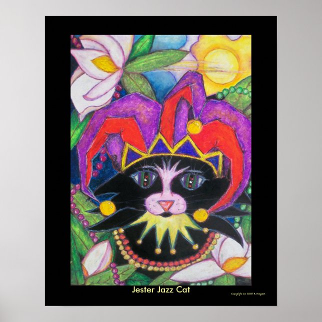Jester Jazz Cat Poster (Framsidan)