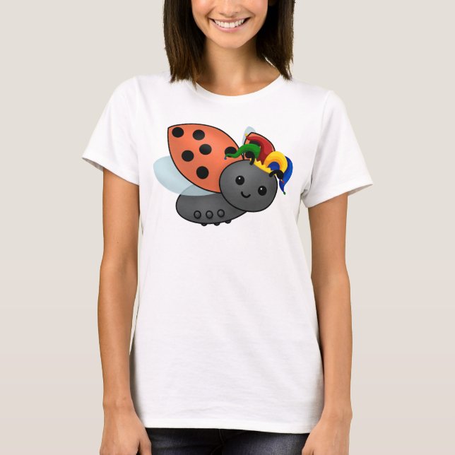 Jester Ladybug T Shirt (Framsida)
