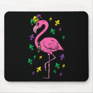 Jester Rosa Flamingo Bird Animal Cute Mardi Gras C Musmatta