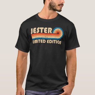 JESTER Surname Retro Vintage 80s 90s Birthday Reun T Shirt