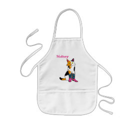 Jester the cat apron barnförkläde