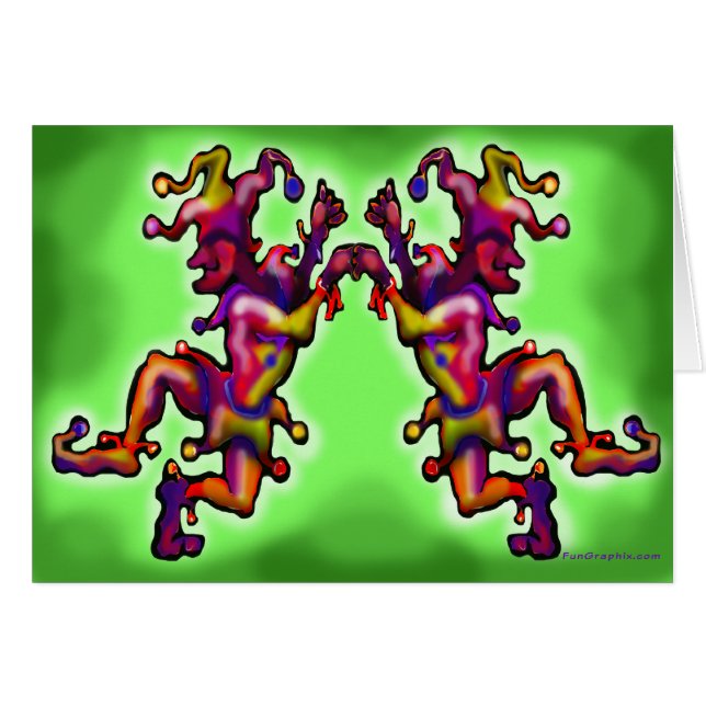 Jesters Hälsningskort (Framsidan Horizontal)