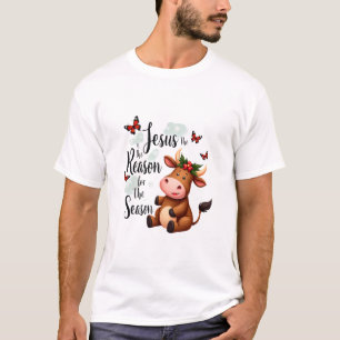 Jesu anledning till säsongs ko jul Kristna T Shirt
