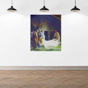 Jesu begravning av Carl Heinrich Bloch 1873 Poster