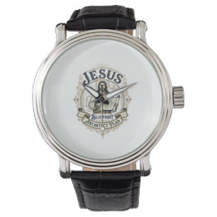 Jesu Blueprint Arkitekt Plan Jesus Blueprint Båge Armbandsur
