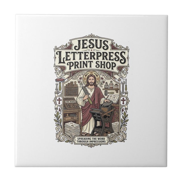 Jesu bröllopstryckeri Jesu bröllopstryckeri Pri Kakelplatta (Framsidan)
