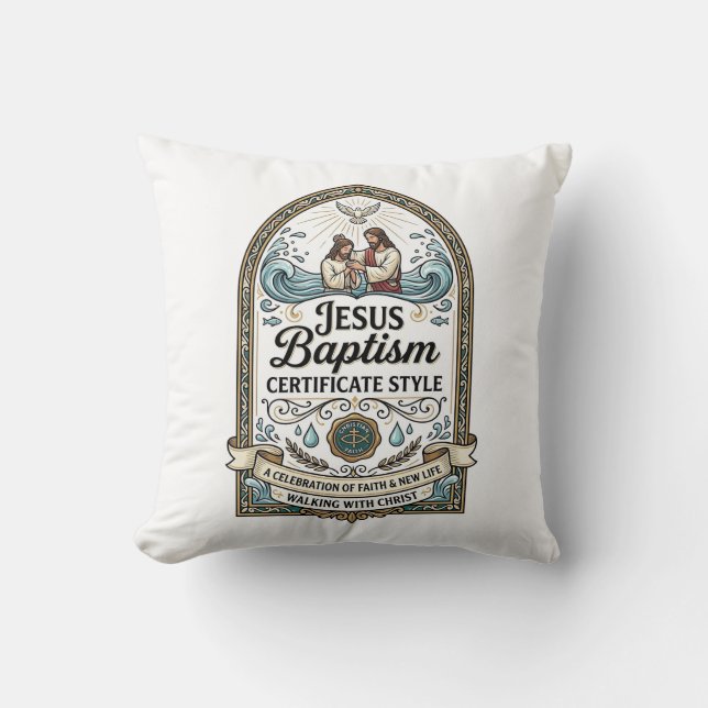 Jesu dopbevis stil Jesu dopbevis Kudde (Framsida)