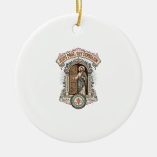 Jesu dörrnyckel symbolism Jesu dörrnyckel symbolis Julgransprydnad Keramik