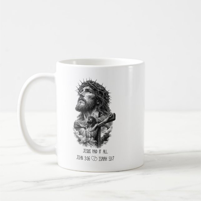 Jesu evangelium  kaffemugg (Vänster)
