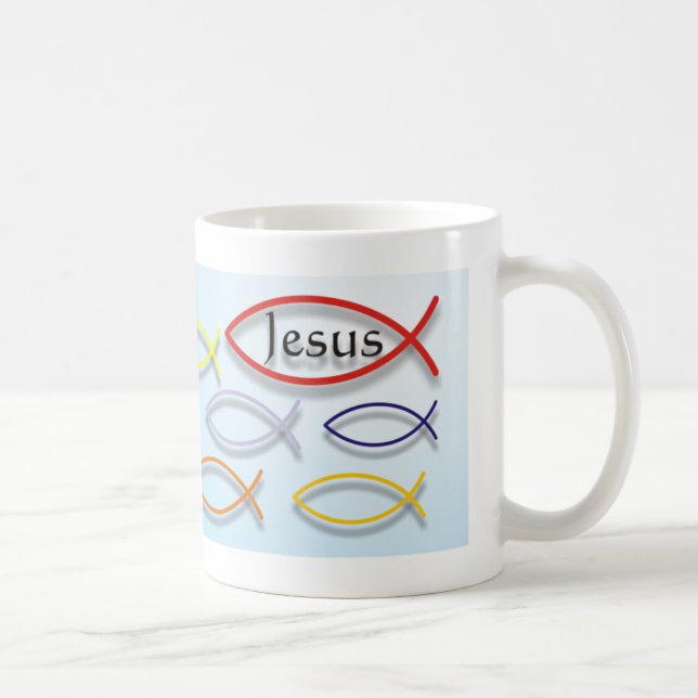 Jesu fisk kaffemugg (Höger)