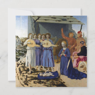 JESU FÖDELSE, ÄNGLAR av PIERO DELLA FRANCESCA
