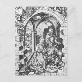 Jesu födelse (av Martin Schongauer) Vykort
