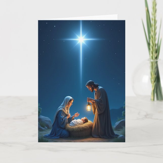 Jesu Födelse Kort (Framsida)