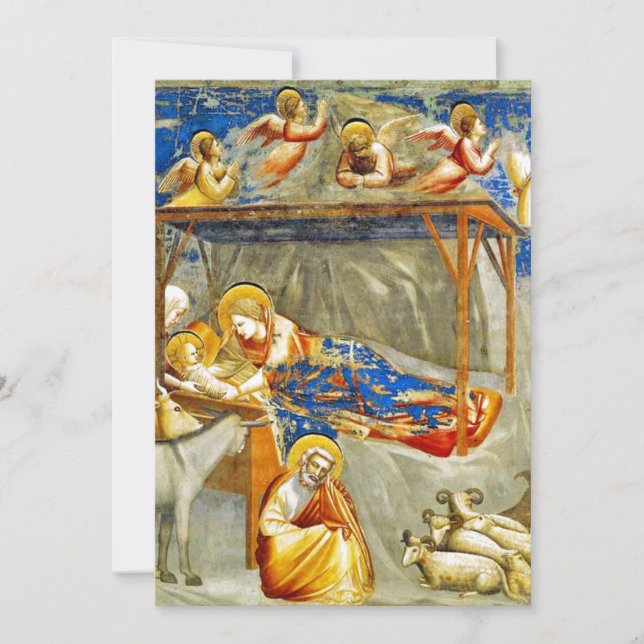 Jesu födelse Nativiteten Inbjudningar (Framsida)