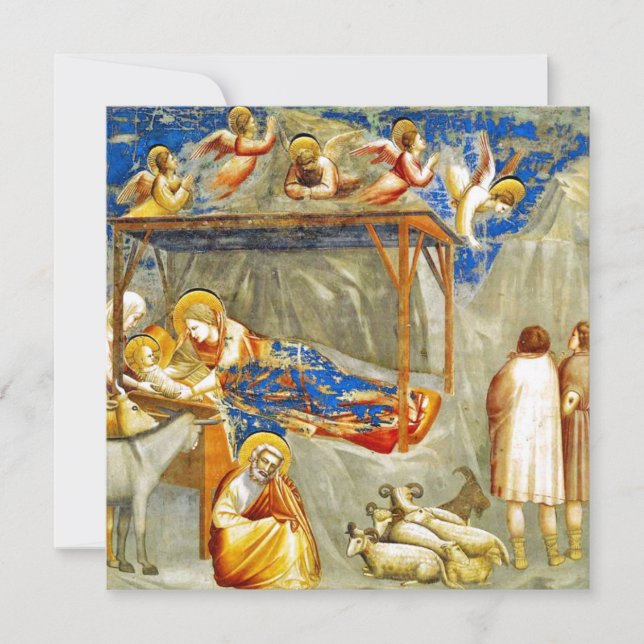 Jesu födelse Nativiteten Inbjudningar (Framsida)