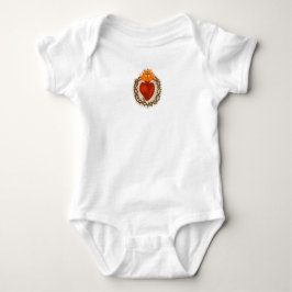 Jesu heliga hjärta baby bodysuit t shirt