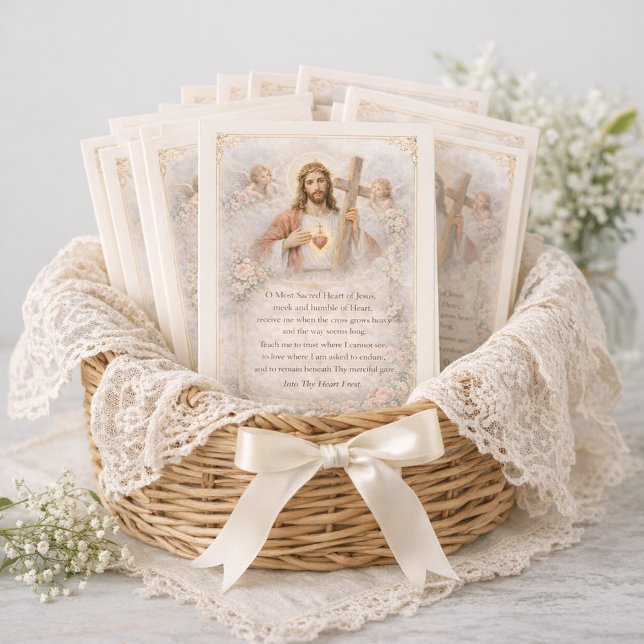 Jesu heliga hjärta Korsbön Blommig design (Skapare uppladdad)