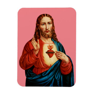 Jesu heliga hjärta magnet