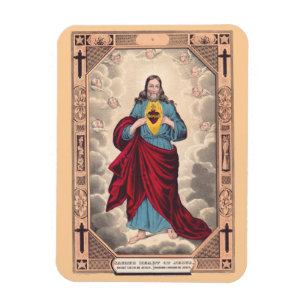 Jesu heliga hjärta magnet