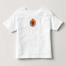 Jesu heliga hjärta småbarns t-shirt