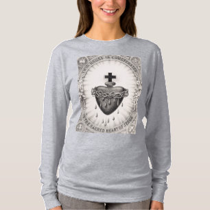Jesu heliga hjärta Symbol för det gudomliga T Shirt