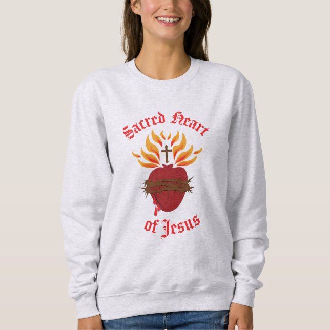 Jesu heliga hjärta t shirt (Framsida)