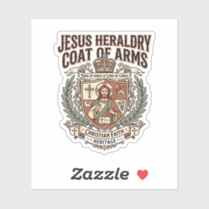 Jesu heraldik vapensköld Jesu heraldik vapensköld Klistermärken