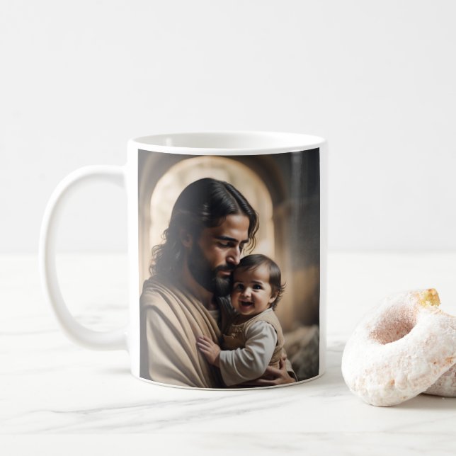 Jesu konst kaffemugg (Med munk)