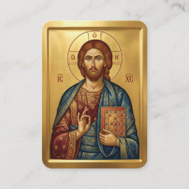 Jesu Kristi bönekort Visitkort