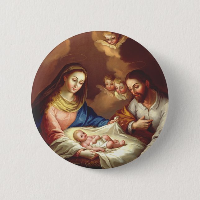 Jesu Kristi födelse Knapp (Framsida)