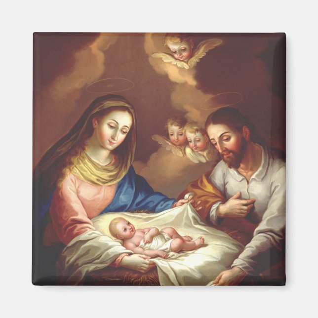 Jesu Kristi födelse Magnet (Framsidan)