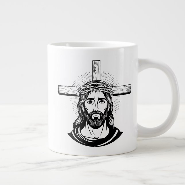 Jesu Kristi Jumbo Mugg (Höger)