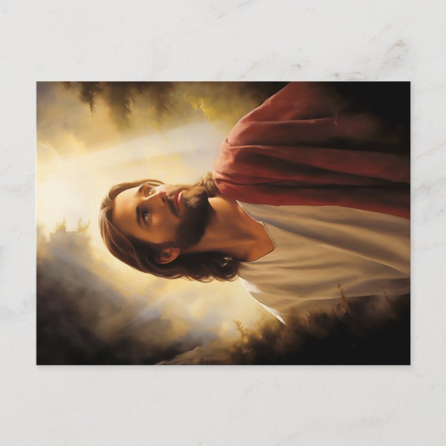 Jesu Kristi målning Vykort (Framsida)